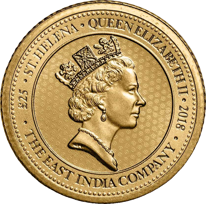 0.25 oz Gold Rose Crown Guinea