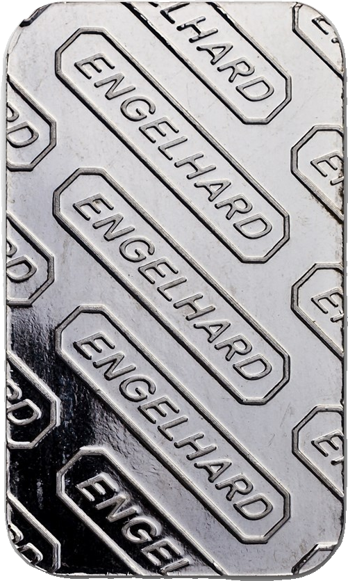 1 oz Palladium Bar, back