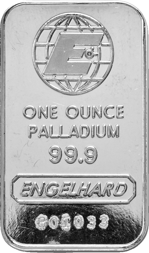 1 oz Palladium Bar