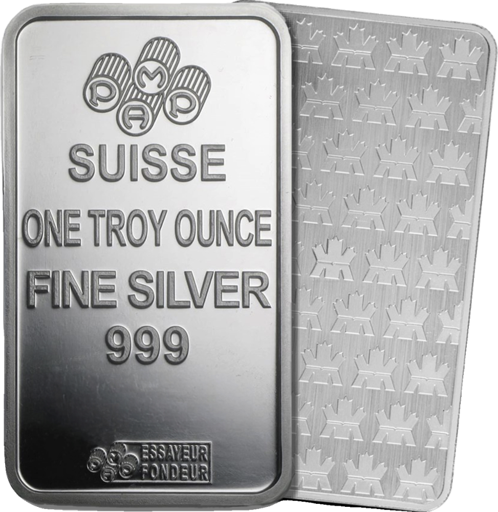 1 oz – 10 oz Silver Bars, back