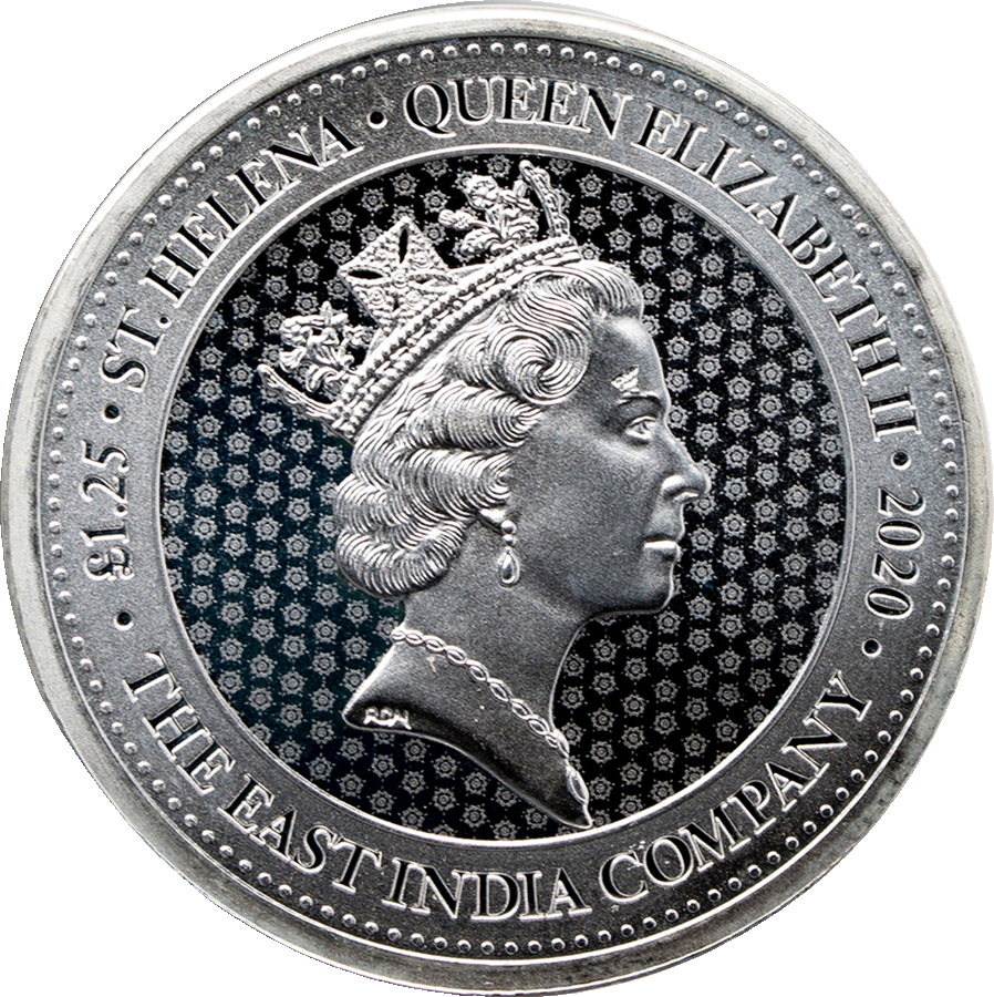 1.25 oz Silver Rose Crown Guinea